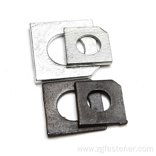 Square Taper Washers For Slot Section GB853 square washers